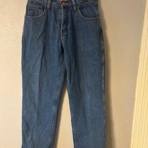 Classic Fleece Lined Women’s Jeans in Blue Denim